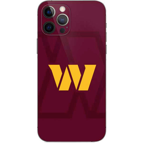 NFL Washington Commanders Large Logo iPhone 12 Pro Skin