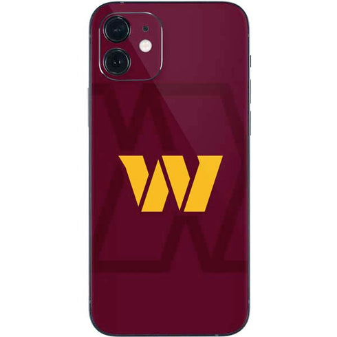 NFL Washington Commanders Large Logo iPhone 12 Skin