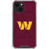 NFL Washington Commanders Large Logo iPhone 13 Clear Case