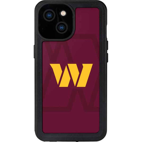 NFL Washington Commanders Large Logo iPhone 13 Mini Waterproof Case