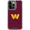 NFL Washington Commanders Large Logo iPhone 13 Pro Clear Case