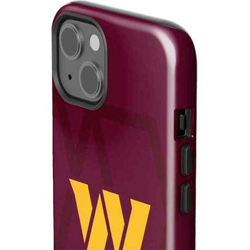 NFL Washington Commanders Large Logo iPhone 15 Plus Impact Case