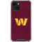NFL Washington Commanders Large Logo iPhone 14 Plus Clear Case