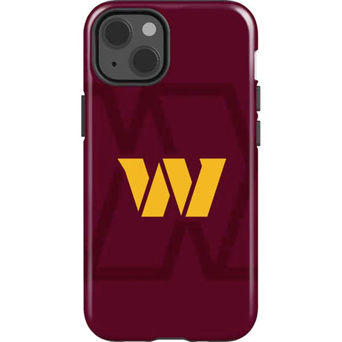 NFL Washington Commanders Large Logo iPhone 15 Impact Case