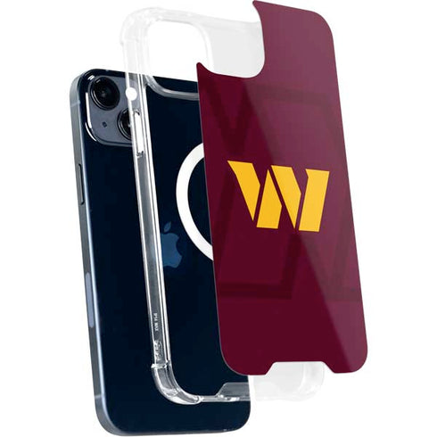 NFL Washington Commanders Large Logo iPhone 14 Plus MagSafe Case