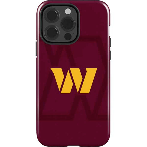 NFL Washington Commanders Large Logo iPhone 15 Pro Impact Case