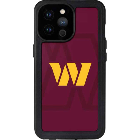 NFL Washington Commanders Large Logo iPhone 14 Pro Max Waterproof Case
