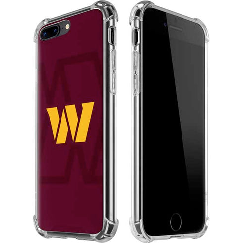 NFL Washington Commanders Large Logo iPhone 7/8 Plus Clear Case