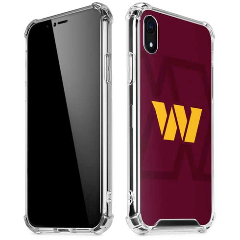 NFL Washington Commanders Large Logo iPhone XR Clear Case
