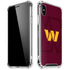 NFL Washington Commanders Large Logo iPhone XS Max Clear Case