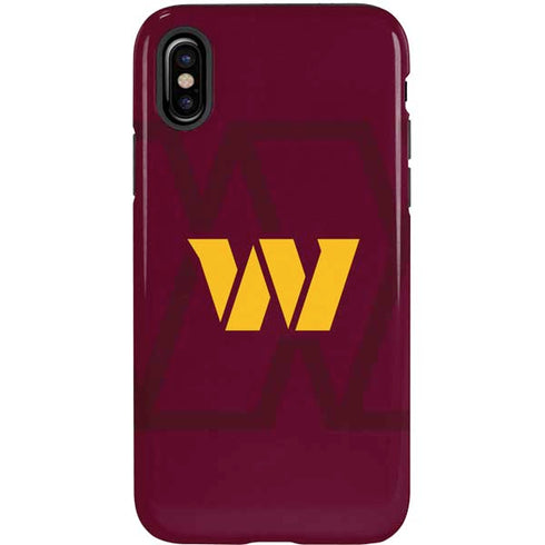 NFL Washington Commanders Large Logo iPhone XS Pro Case