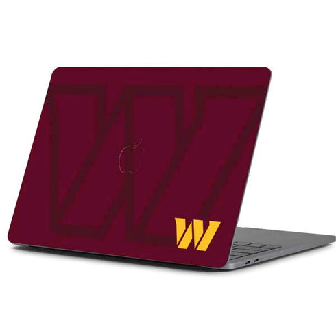 NFL Washington Commanders Large Logo Apple MacBook Pro 13-inch Skin