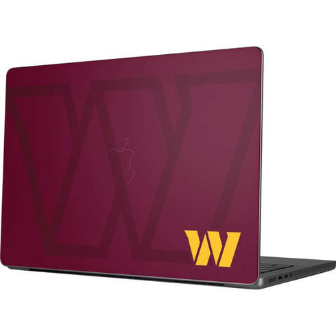 NFL Washington Commanders Large Logo MacBook Pro 14in (2021-24) Skin