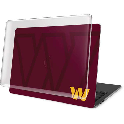 NFL Washington Commanders Large Logo MacBook Pro 15in (2016-19) Case plus Skin