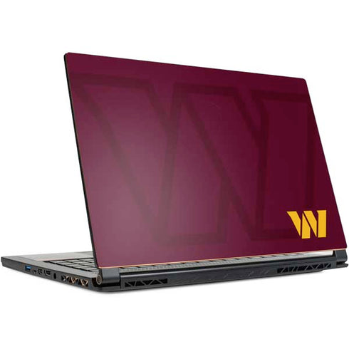 NFL Washington Commanders Large Logo MSI GS65 Stealth Laptop Skin