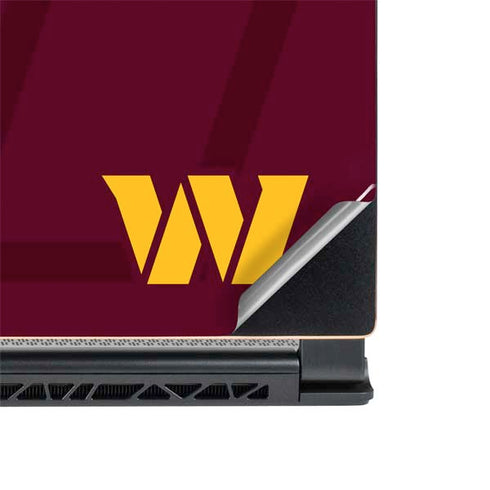 NFL Washington Commanders Large Logo MSI GS65 Stealth Laptop Skin