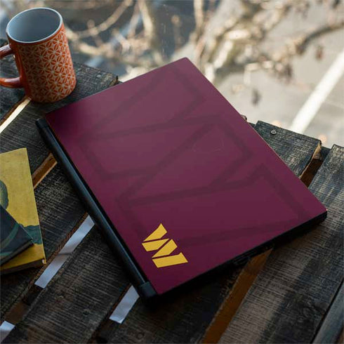 NFL Washington Commanders Large Logo MSI GS65 Stealth Laptop Skin