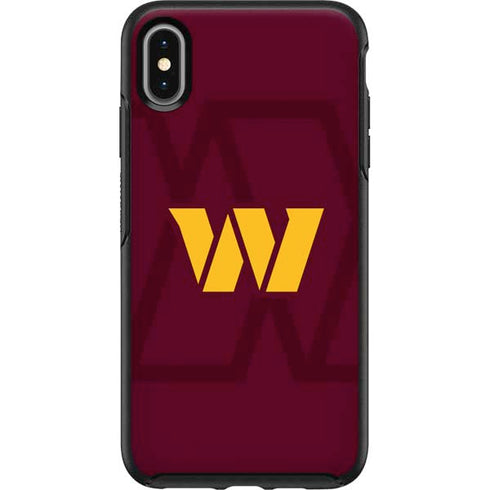 NFL Washington Commanders Large Logo Otterbox Symmetry iPhone Skin