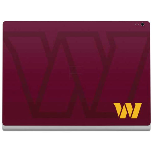 NFL Washington Commanders Large Logo Surface Book 2 13.5in Skin