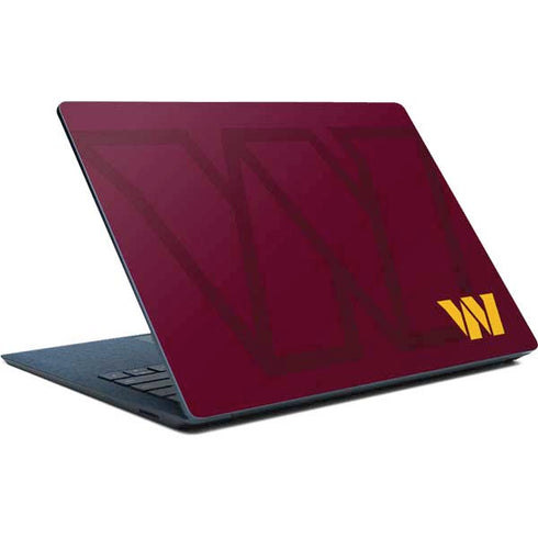 NFL Washington Commanders Large Logo Surface Laptop Skin