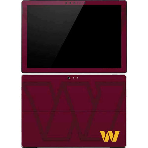 NFL Washington Commanders Large Logo Surface Pro 4 Skin