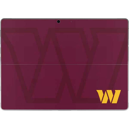 NFL Washington Commanders Large Logo Surface Pro 9 Skin