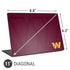 NFL Washington Commanders Large Logo Universal Laptop 11in (8.8 x 6.2in) Skin
