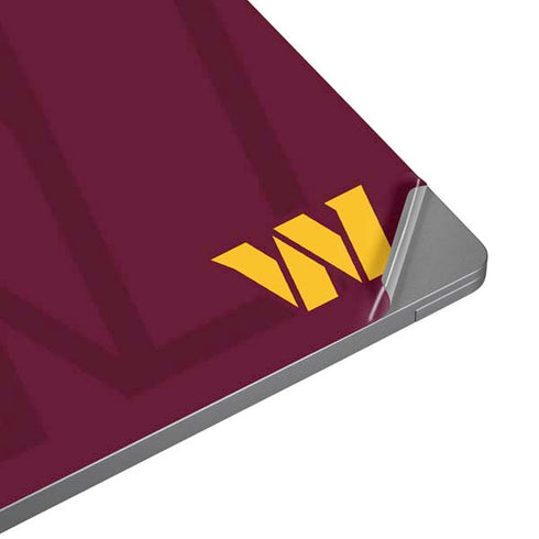NFL Washington Commanders Large Logo Universal Laptop 13in (10.6 x 7.6in) Skin