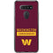 NFL Washington Commanders LG K51/Q51 Clear Case
