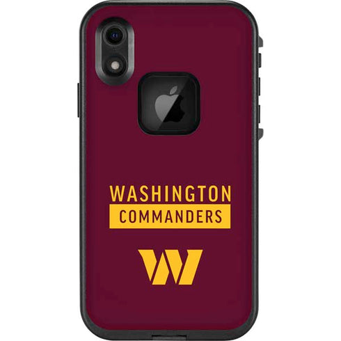 NFL Washington Commanders LifeProof Fre iPhone Skin