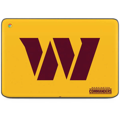 NFL Washington Commanders Logo HP Chromebook Skin