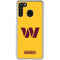 NFL Washington Commanders Logo Galaxy A21 Clear Case