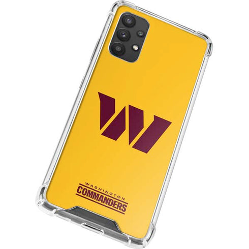 NFL Washington Commanders Logo Galaxy A32 5G Clear Case