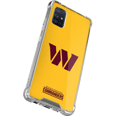 NFL Washington Commanders Logo Galaxy A51 5G Clear Case