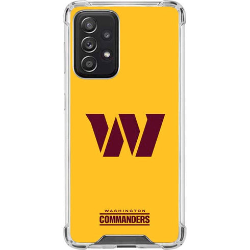 NFL Washington Commanders Logo Galaxy A52 5G Clear Case