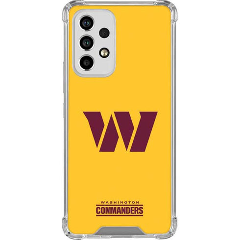 NFL Washington Commanders Logo Galaxy A53 5G Clear Case