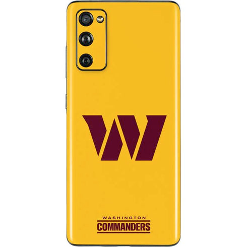 NFL Washington Commanders Logo Galaxy S20 Fan Edition Skin