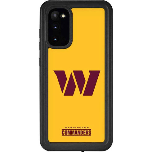 NFL Washington Commanders Logo Galaxy S20 Waterproof Case