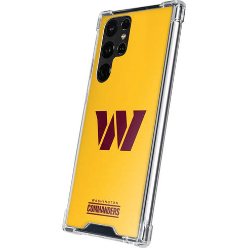 NFL Washington Commanders Logo Galaxy S22 Ultra Clear Case