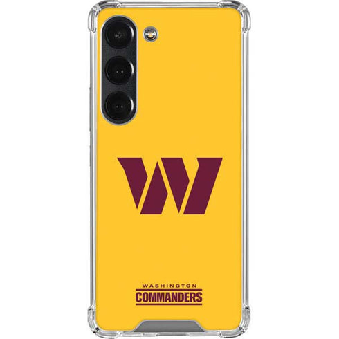 NFL Washington Commanders Logo Galaxy S23 Clear Case
