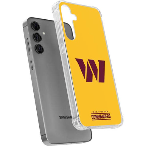 NFL Washington Commanders Logo Galaxy S24 Plus Clear Case