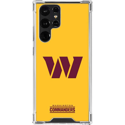 NFL Washington Commanders Logo Galaxy S24 Ultra Clear Case