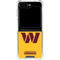 NFL Washington Commanders Logo Galaxy Z Flip5 5G Clear Case