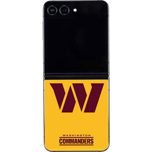 NFL Washington Commanders Logo Galaxy Z Flip5 5G Skin