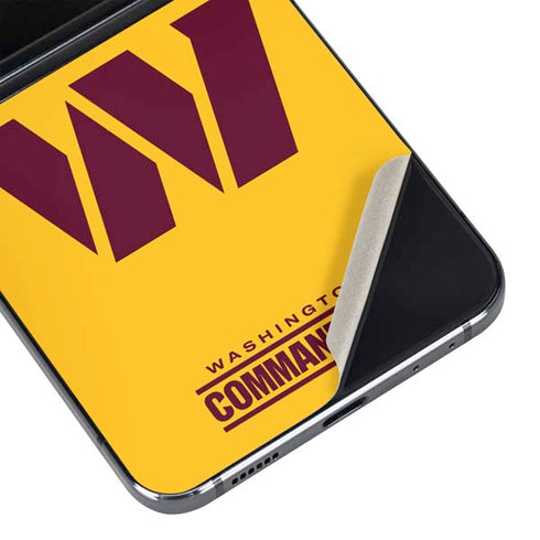 NFL Washington Commanders Logo Galaxy Z Flip5 5G Skin
