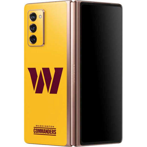 NFL Washington Commanders Logo Galaxy Z Fold2 5G Skin