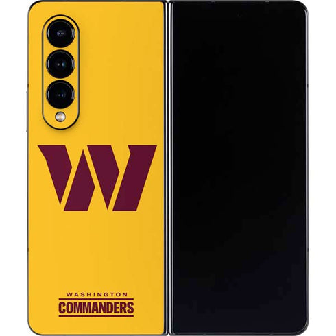NFL Washington Commanders Logo Galaxy Z Fold4 5G Skin