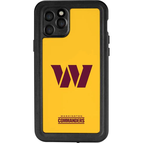 NFL Washington Commanders Logo iPhone 11 Pro Waterproof Case