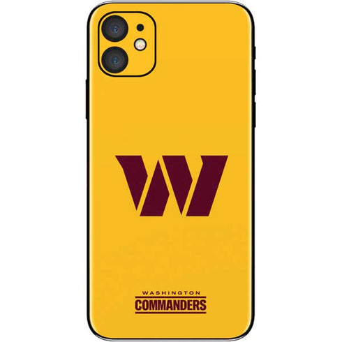 NFL Washington Commanders Logo iPhone 11 Skin