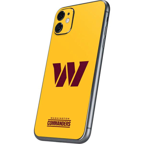 NFL Washington Commanders Logo iPhone 11 Skin